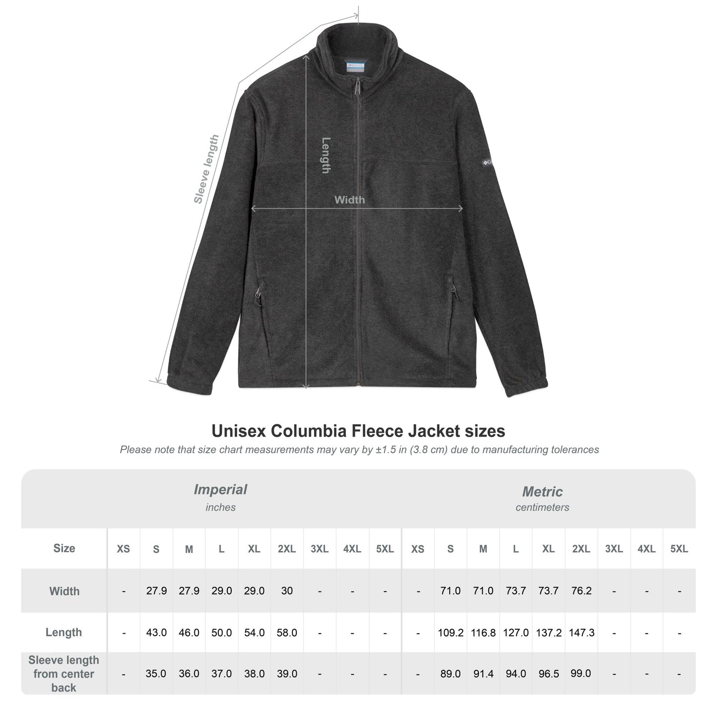 Friendship Force Unisex Columbia Fleece Jacket