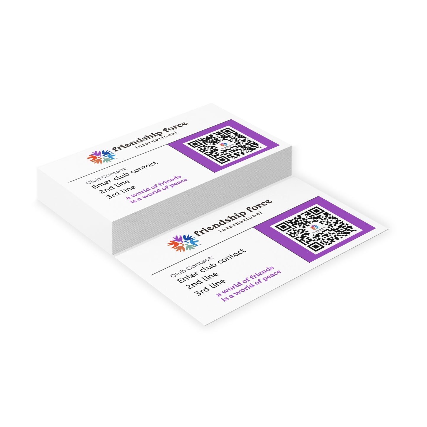 Friendship Force Business Cards