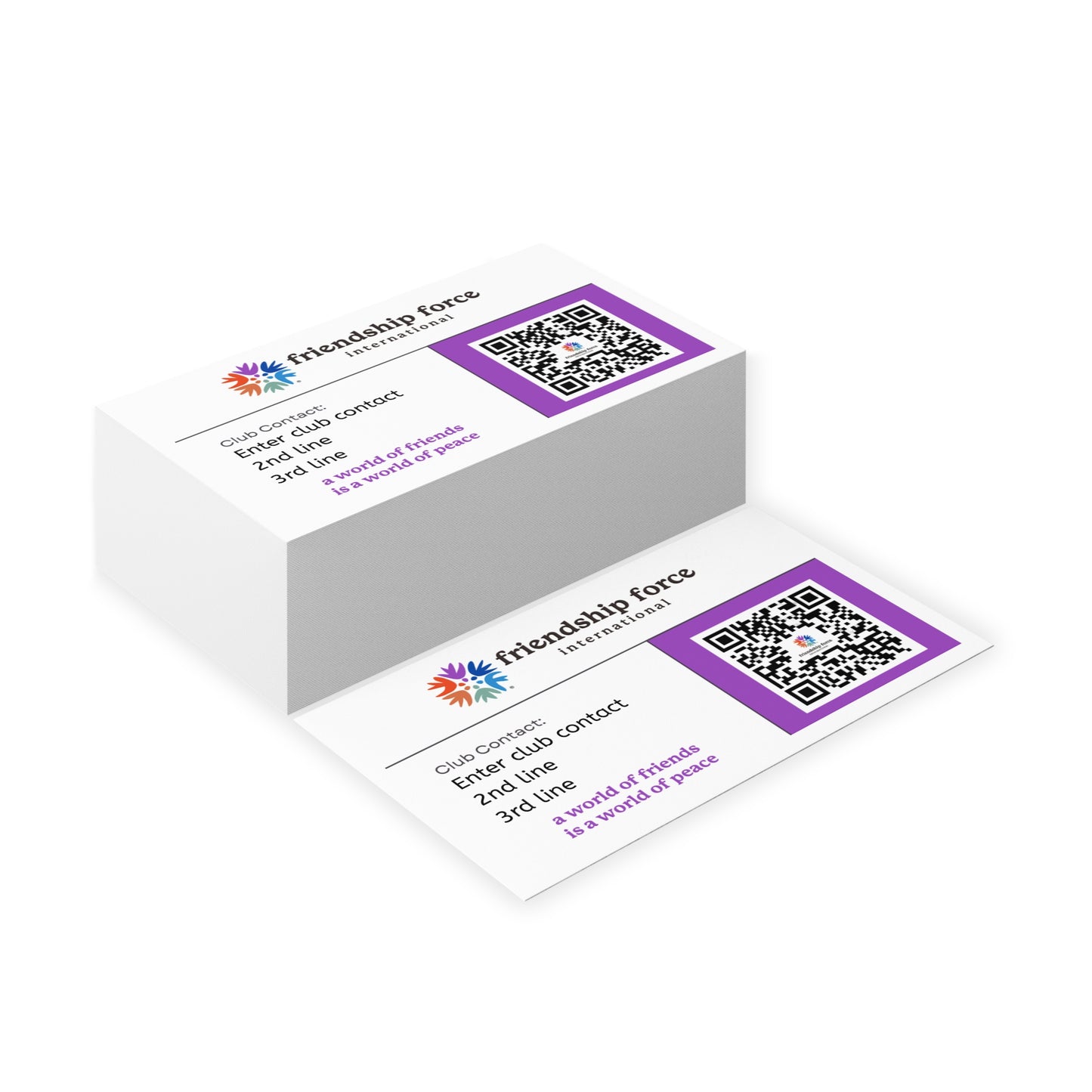 Friendship Force Business Cards