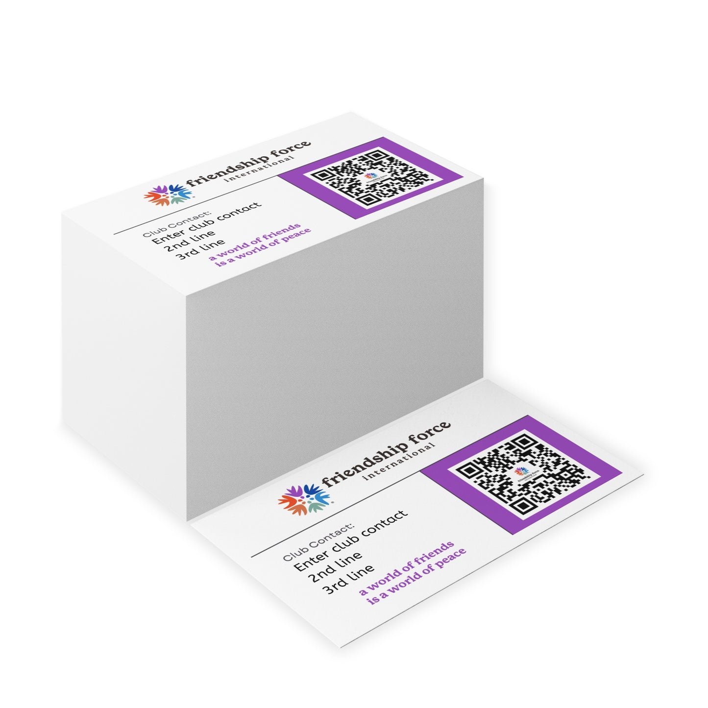 Friendship Force Business Cards